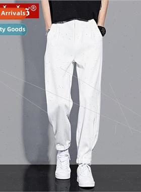 Summer thin section of casual small suit pants men Korean nd