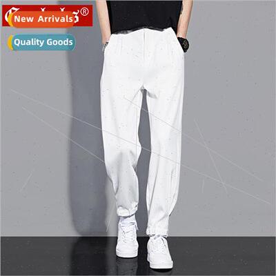 Summer thin section of casual small suit pants men Korean nd