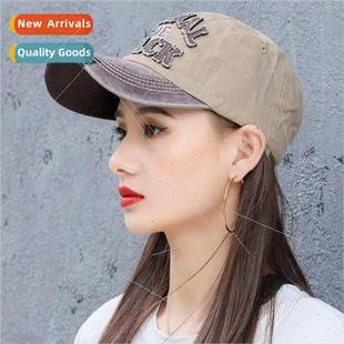sweet duck plate ins khaki Korean cap tongue female Hat