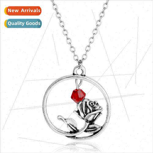 Movie Peripheral Jewelry Beauty and the Beast Rose Flower Fa