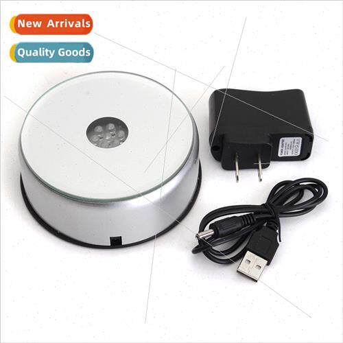Colorful LED lent 90 rotating colorful lamp base Crafts 3D i