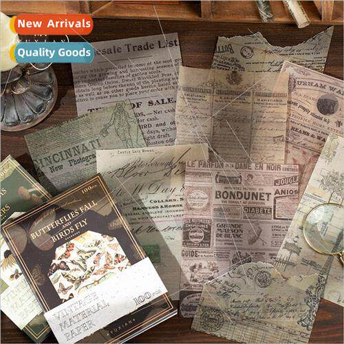 The old days record sulfuric acid paper material paper retro