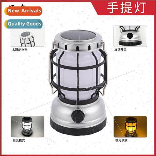 1990T portable light outdoor rechargeable solar led camping