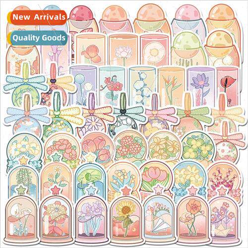 50 cartoon flowers club graffiti stickers DIY cell phone lug