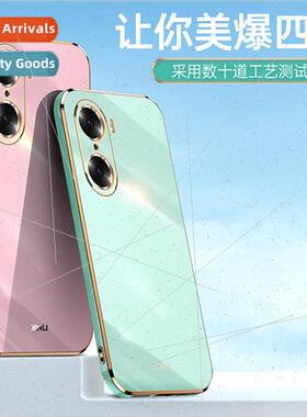 适用 Huawei P60Pro phone case honor X40 straight edge platin