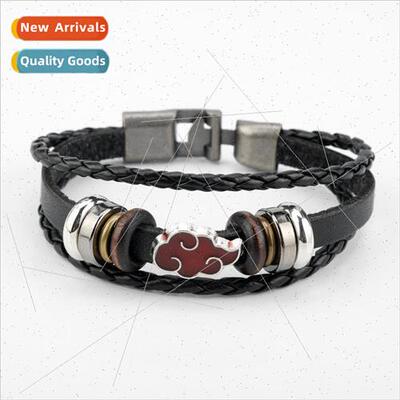 Anime around Naruto yao organization red cloud bracelet pers