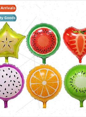 18 inch fruit aluminum film balloon watermelon orange strawb