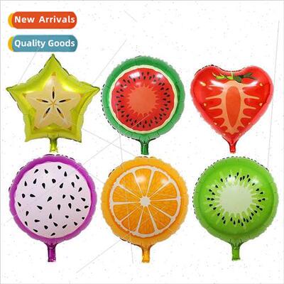 18 inch fruit aluminum film balloon watermelon orange strawb