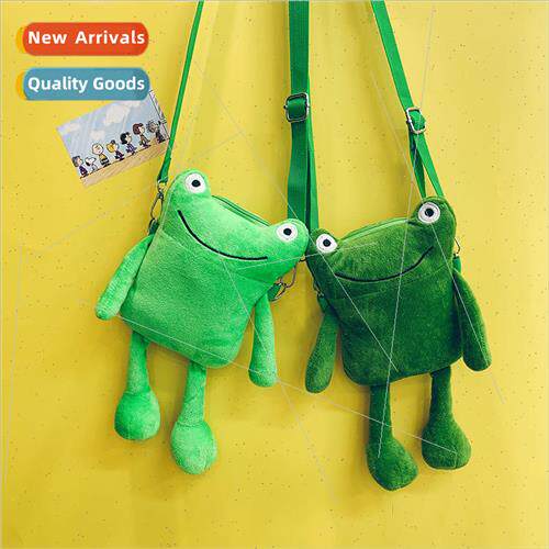 Plush frog bag female 2022 Korea Dongdaemun girl shoulder cr