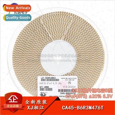 /3528 Chip Tantalum Capacitor Type B 47uF ±20% 6.3V CA45-B6