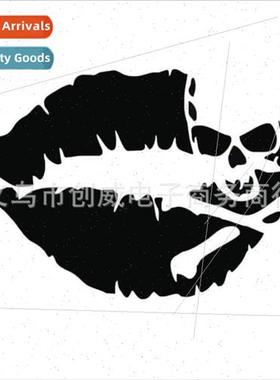 Body stickers sexy red lips cover scratches car stickers lip