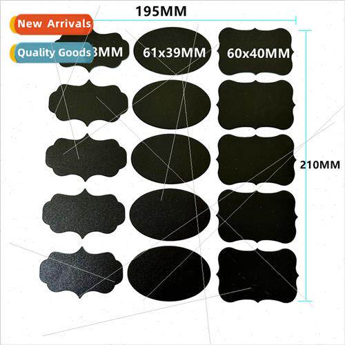 Chalkboard stickers mason seasoning spice bottle stickers sh