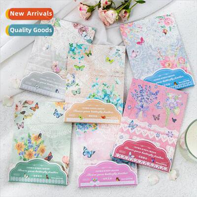 Flower Veil Butterfly Feather Series Material Paper terary F