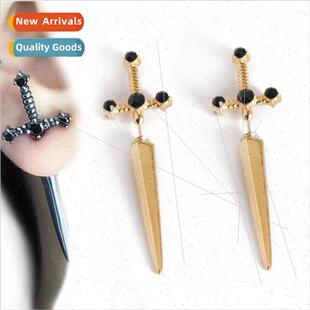 gothic cross alloy Fashion earrings new sword creative wear