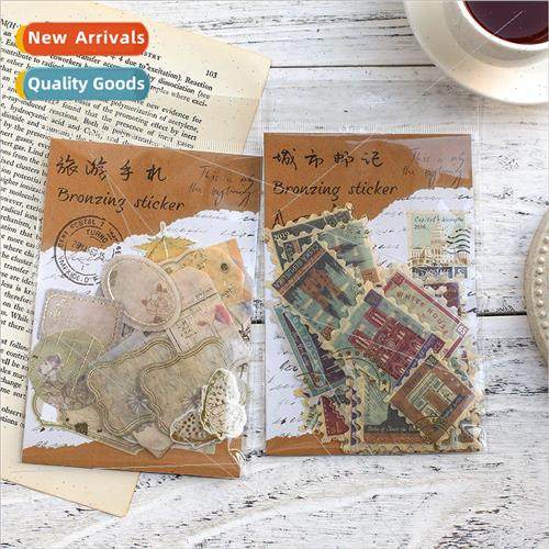 Stamping Sticker Pack Poetry and Faraway Series Retro Handbo