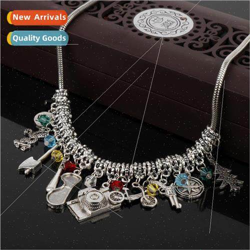 Movie and TV  Stranger Things Weapon Combination Necklace Pe