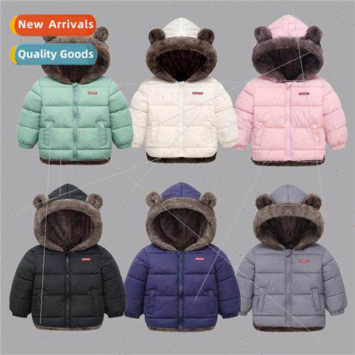 New childrens lambs wool cotton jacket boys down cotton jack