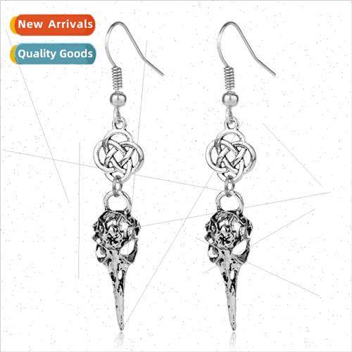 Hot  Scandinavian Viking Eagle Head Earrings Vintage Celtic