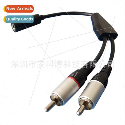 3.5 Female to 2RCA Male Audio Cable 3.5mm Female/Double Lotu