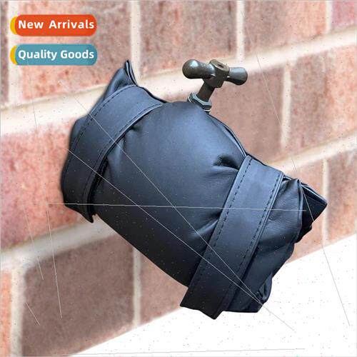 Leather faucet freeze protection cover Faucet freeze protect