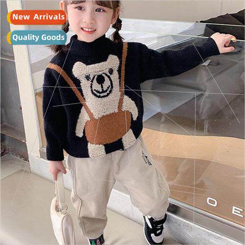 Girls pullover sweater fall and winter 2021 new Yangqi baby