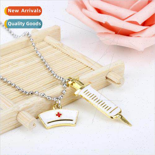 New accessories mini syringe pendant doctor nurse set hip ho
