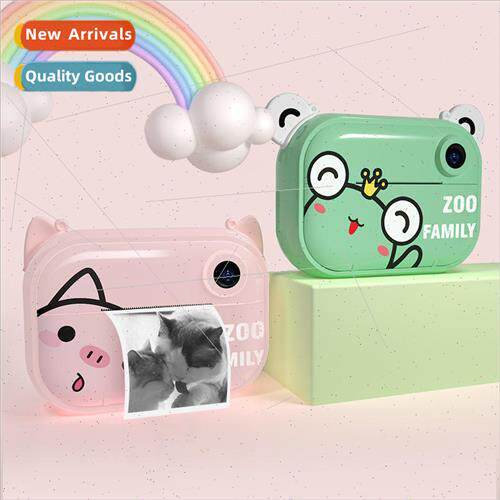 New C3 Polaroid Kids Camera Cartoon Print Camera Baby Black