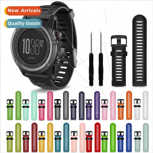 适用 Garmin Fenix 7x/6X watch silicone strap watch Fenix3 sp