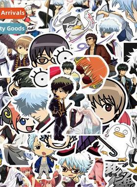 50 silver soul graffiti stickers cartoon Japanese anime stic