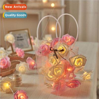 LED imitation romantic rose flower light string birthday Val