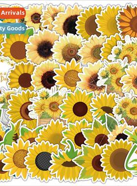 50 sunflower children cartoon stickers cell phone computer w