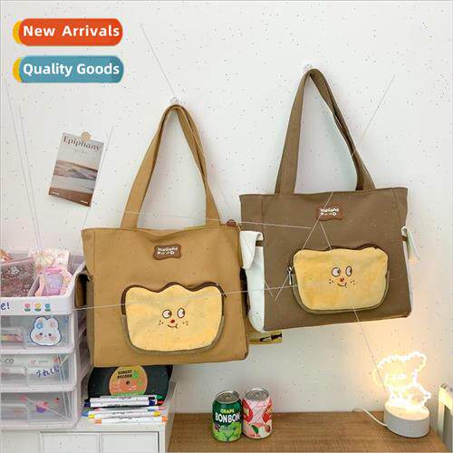 Cartoon cute tote bag 2023 fall new fashion large capacity s