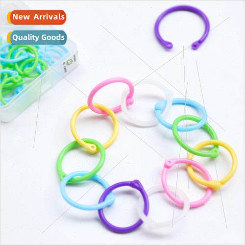 Bulk Casual Loose-leaf Book Rings Colorful Plastic Loose-lea