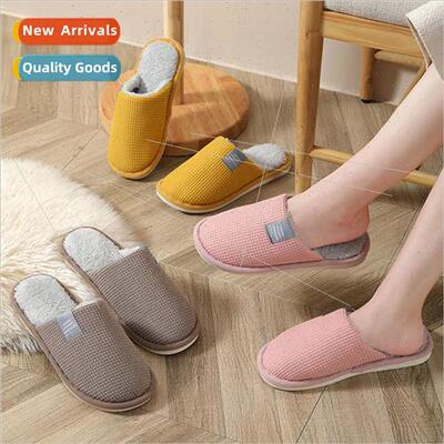 2021 new cotton slippers women living home -slip monthly fal