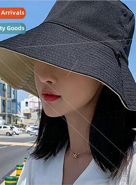 Spring and Autumn  of large-brimmed fisherman hat solid colo