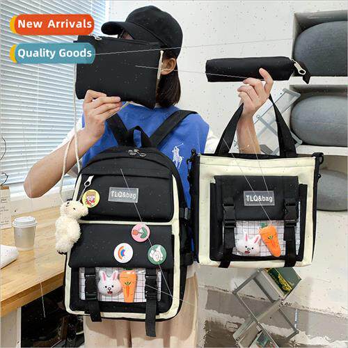 Multi sets of schoolbag female 2022 new fashion color collis