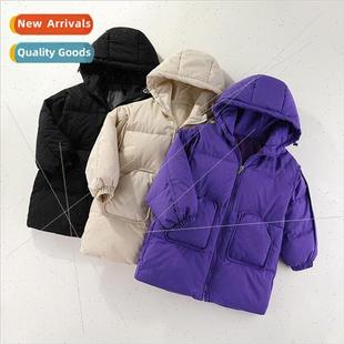 long the childrens girls and boys jacket down new 2023