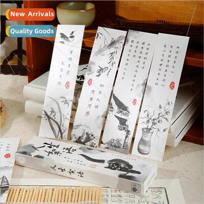Bookmarks ancient  ink and Zen warm words quotes can be writ