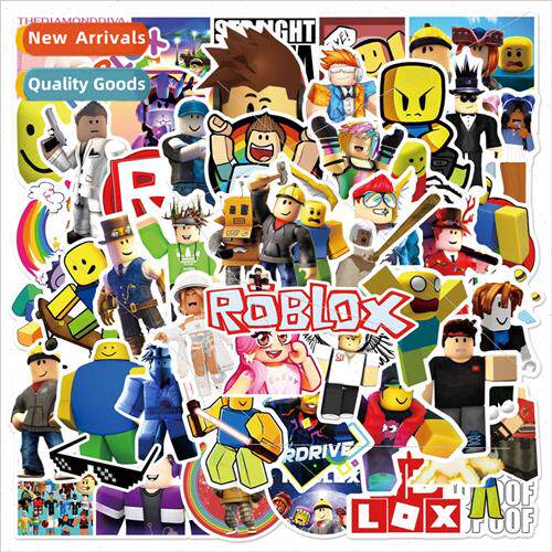 50 pcs of ROBLOX ROBLOX game graffiti stickers skateboard he