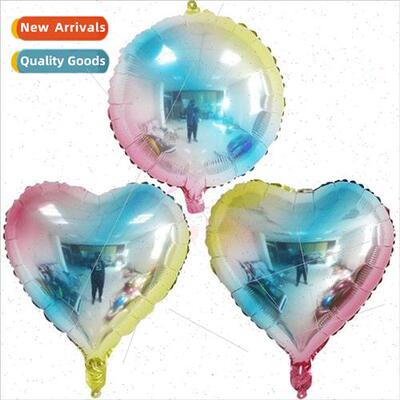 Gradient color aluminum balloon birthday party wedding decor