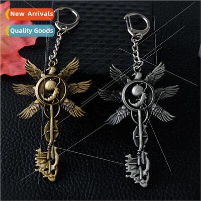 Film and   jewelry Resident Evil gold key chain necklace ret