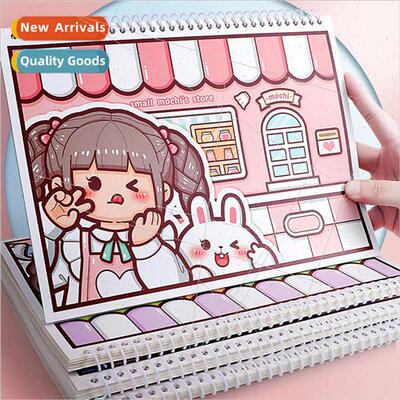 Small spuds release book A4 loose-leaf simple tape stickers