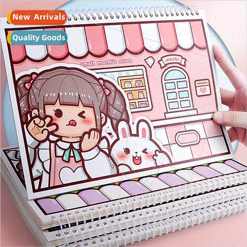 Small spuds release book A4 loose-leaf simple tape stickers