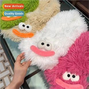 long velvet new and fur winter funny female Dumb scarf