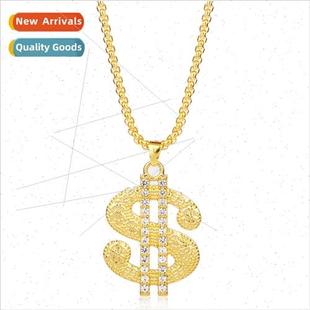 HIPHOP ghtclub Exaggerated Hip Dollar Jewelry Drilling Hop