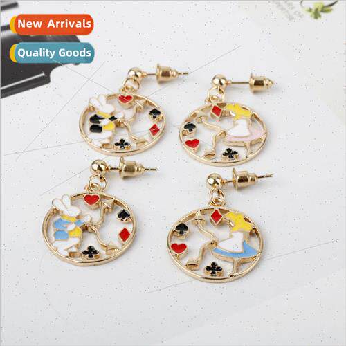 Japanese Alice in Wonderland Mr. Rabbit playing card asymmet