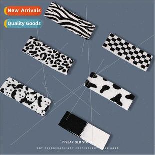 speckled hair ins retro wool Korean cow female Japanese band