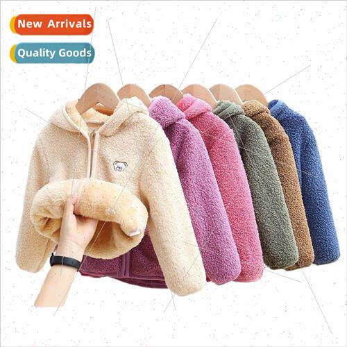 Autumn and winter new childrens jacket fashion double-sided