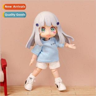 bear rabbit points multicolor pla back sleeve waifu short