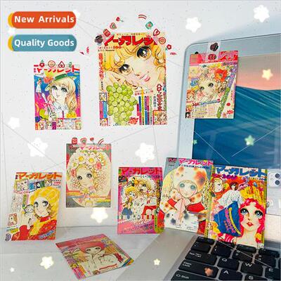 9pcs/pack Retro Nostalgic Flower Fairy Cards Japan Showa Gir